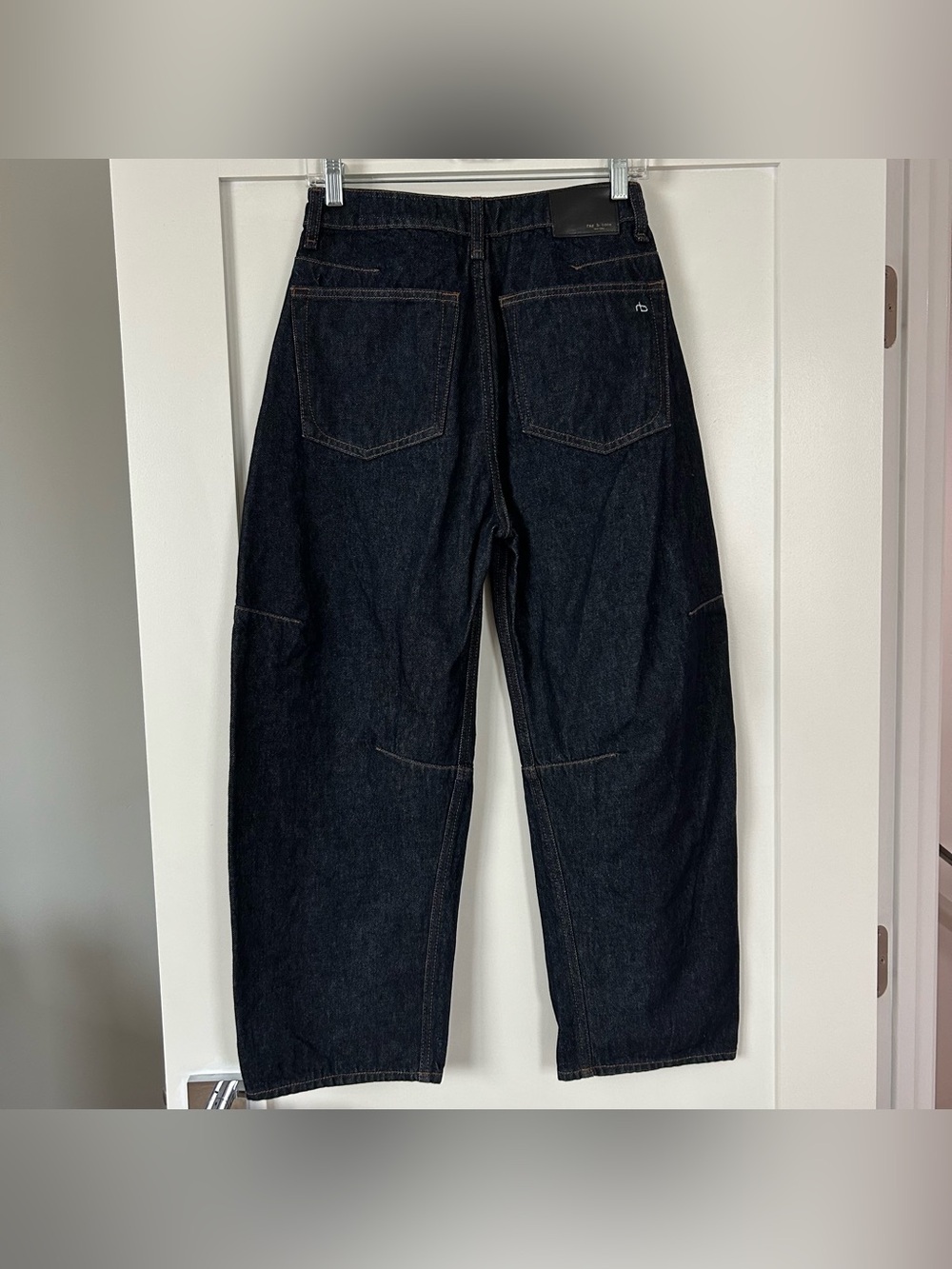 Rag & Bone Charlie High-Rise Barrel Ankle Length in Twilight Rinse Size 25 - Picture 4 of 11